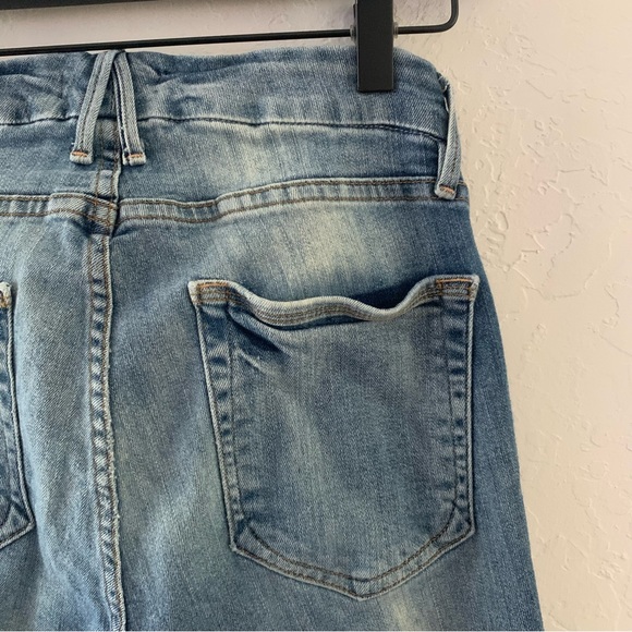 Good American Good Legs Released Hem Skinny Jeans Blue017 Super Stretch Size 6 - Picture 9 of 12